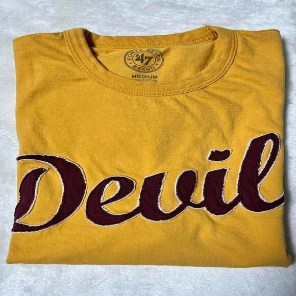 47 Brand Devils T-Shirt Men's M Embroidered ASU Local Sports Team San Antoinio - Picture 9 of 9